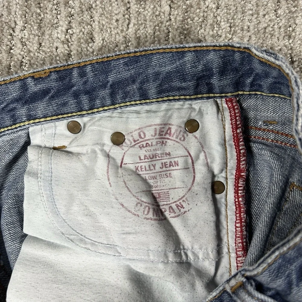 Ralph Lauren Polo Jeans Kelly Jeans Women's Size 2 Medium Wash Denim Blue - Picture 5 of 13